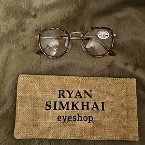 Ryan Simkhai Elton Tortoise Blue Light Blocking readers